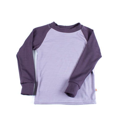 Kids Merino Wool Long Sleeve Top | Base Layer Weight