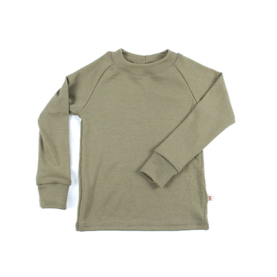 Kids Merino Wool Long Sleeve Top | Base Layer Weight