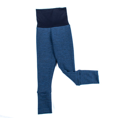 Kids Merino Wool Leggings - Adjustable | Mid-Heavy Weight
