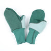 Kids Felted Organic Merino Wool Mitts with Thumbs