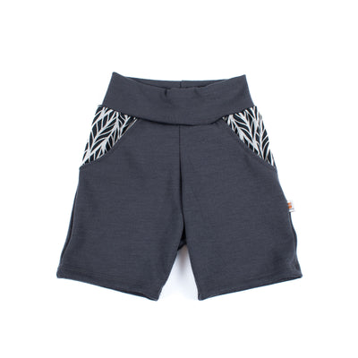 Kids Merino Wool Pocket Shorts