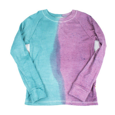 Kids Merino Wool Long Sleeve Top | Heavy Weight