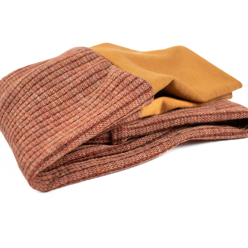 Kids Merino Wool Leggings - Cuffed | Mid-Heavy Weight