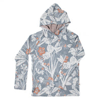 Adult Merino Wool Long Sleeve Top - Hooded | Mid-Heavy Weight