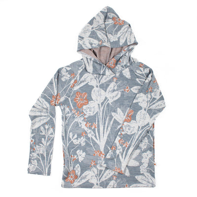 Adult Merino Wool Long Sleeve Top - Hooded | Mid-Heavy Weight