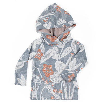 Kids Merino Wool Long Sleeve Top - Hooded | Mid-Heavy Weight