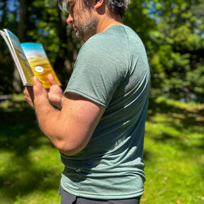 Adult Merino Wool Short Sleeve Top