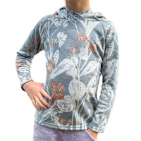 Kids Merino Wool Long Sleeve Top - Hooded | Mid-Heavy Weight