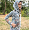 Kids Merino Wool Long Sleeve Top - Hooded | Mid-Heavy Weight