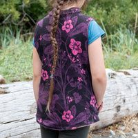 Kids Custom Double-Faced Merino Wool Zip Vests