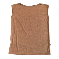 Adult Merino Wool Cap Sleeve Tank Top | Lightweight