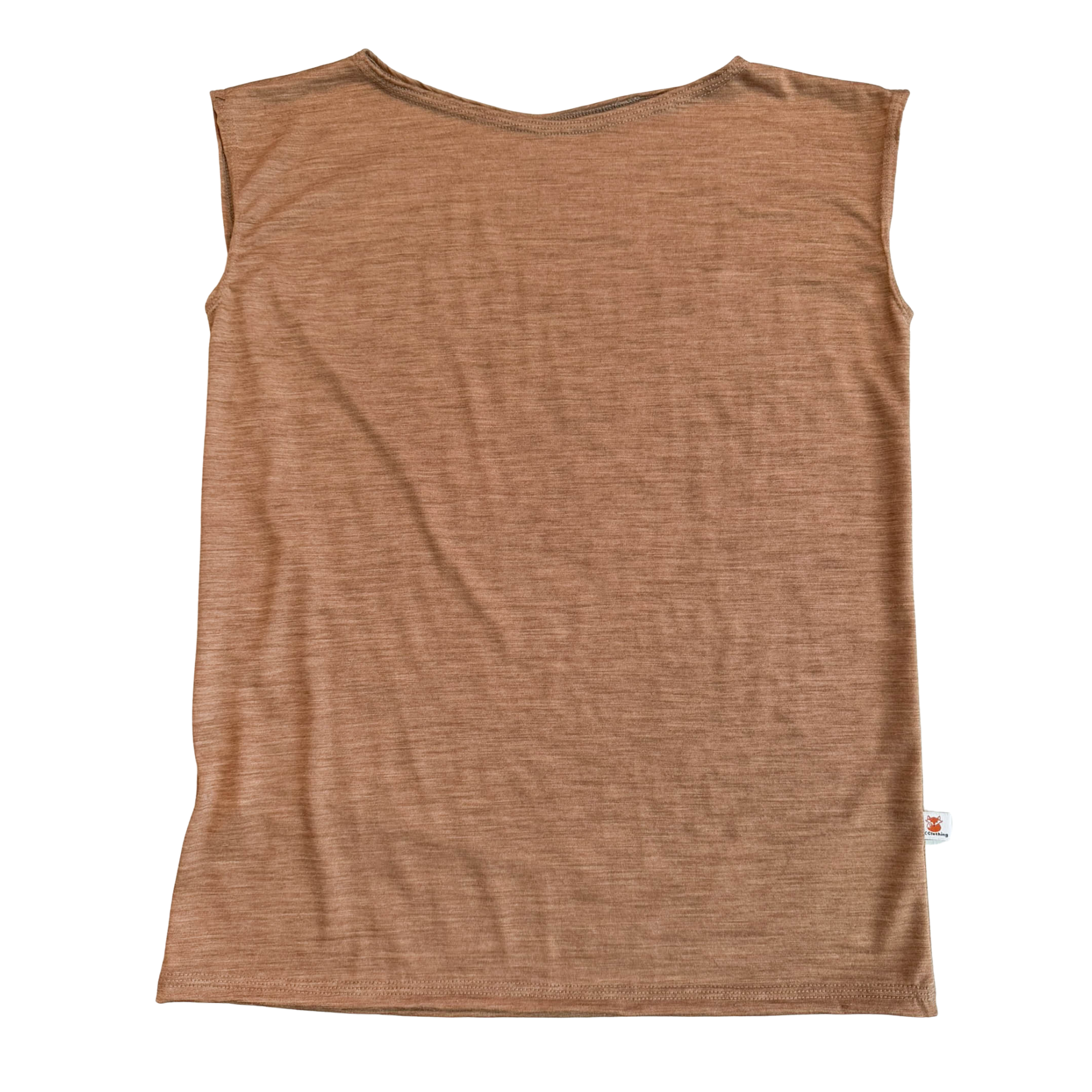 Adult Merino Wool Cap Sleeve Tank Top | Lightweight