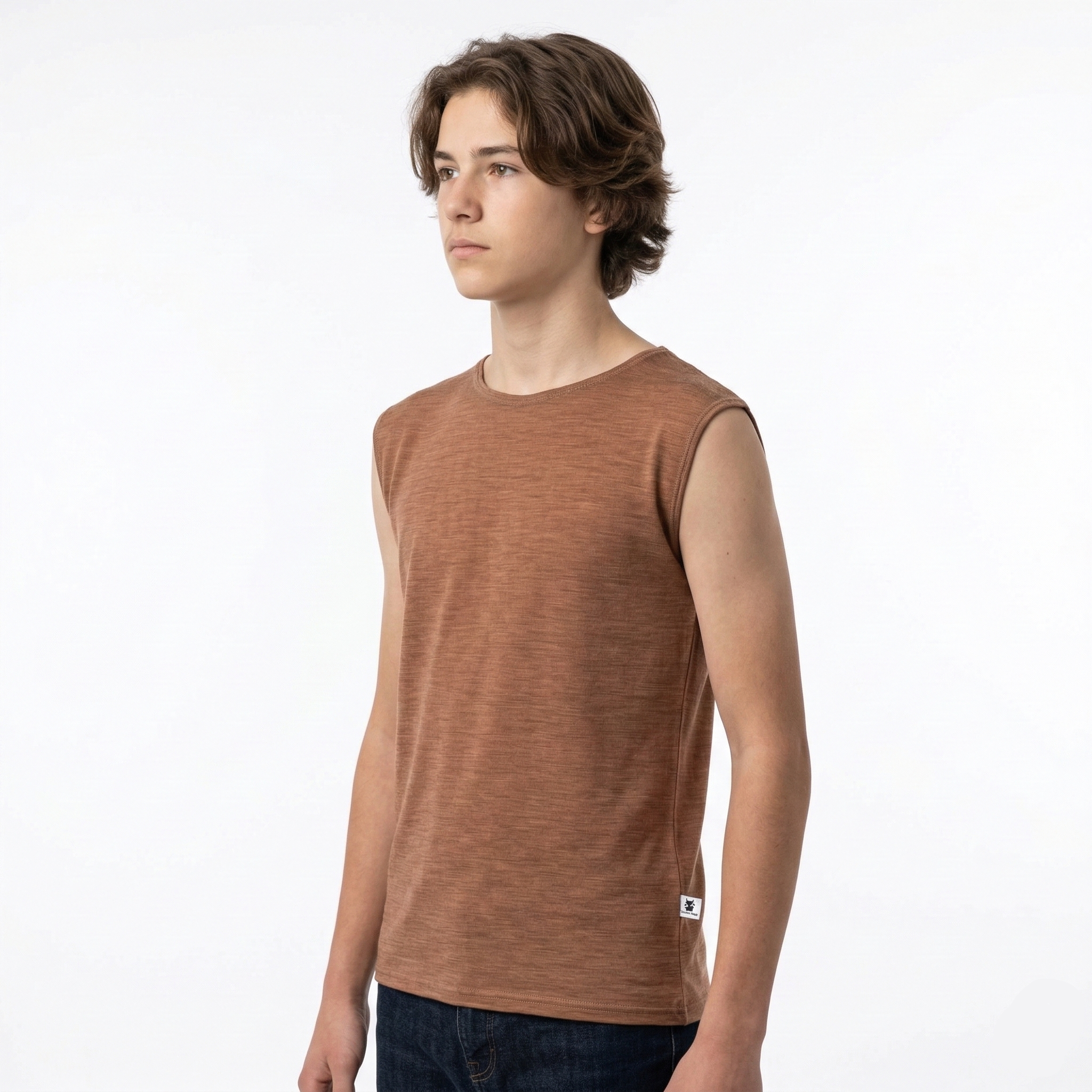 Adult Merino Wool Cap Sleeve Tank Top | Lightweight