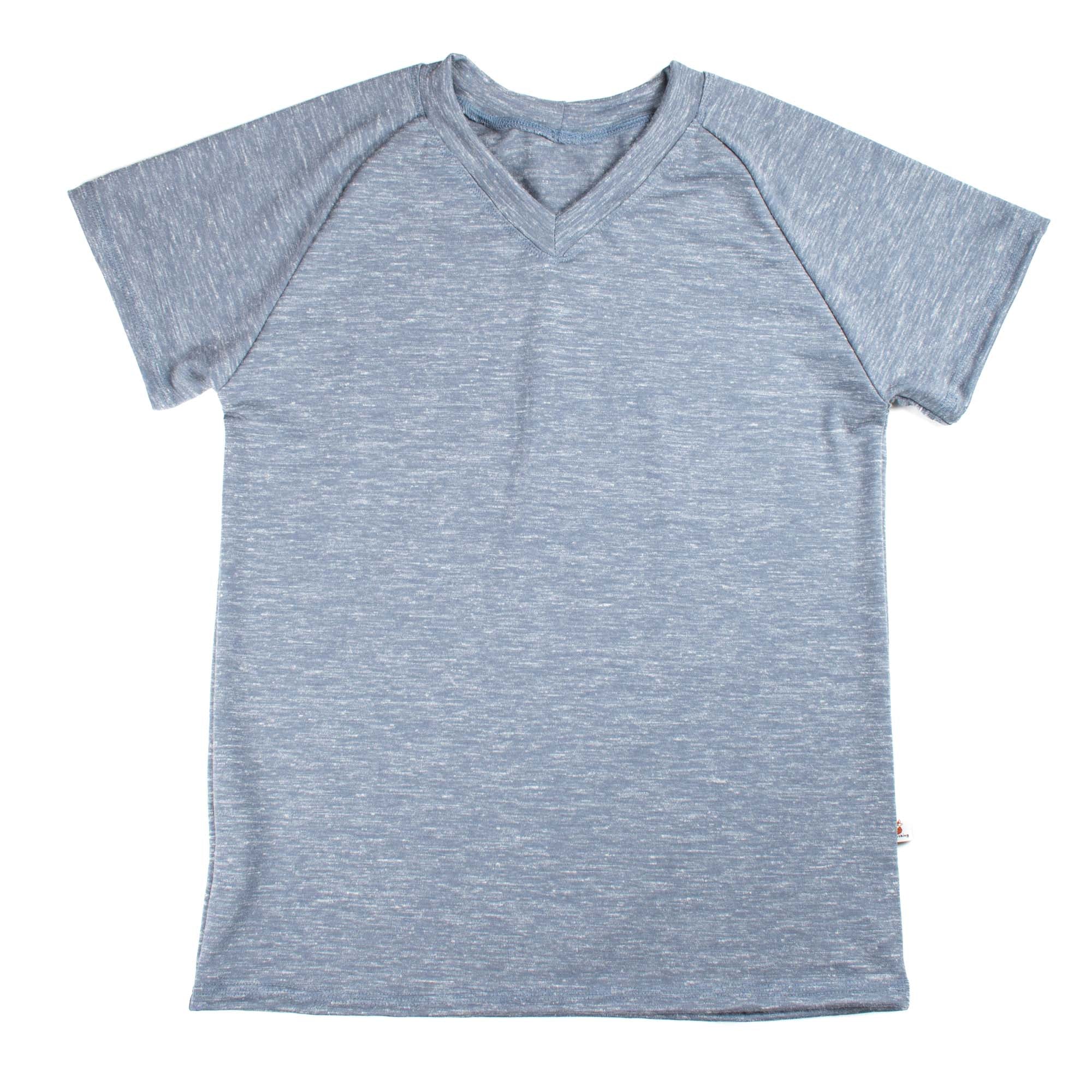 Merino Wool Tee - Modern V Neck