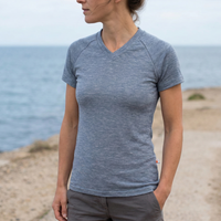 Merino Wool Tee - Modern V Neck