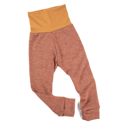 Kids Merino Wool Leggings - Cuffed | Mid-Heavy Weight