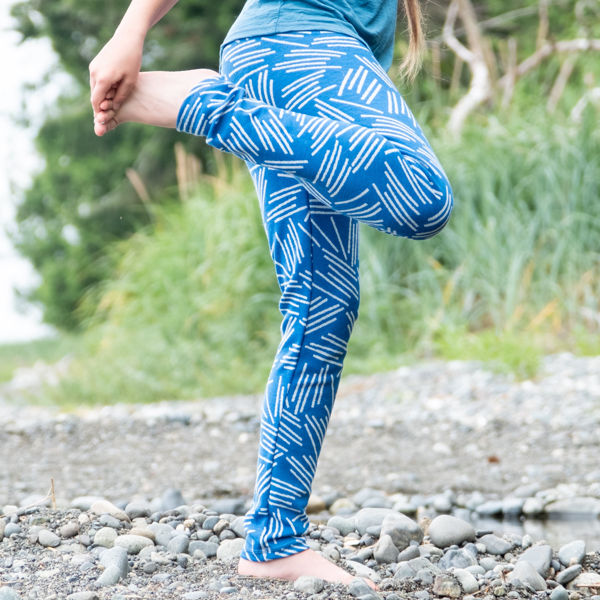 Kids Merino Wool Leggings - Hemmed | Mid-Heavy Weight