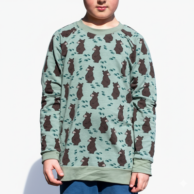 Kids Organic Cotton Crew Neck Sweatshirts