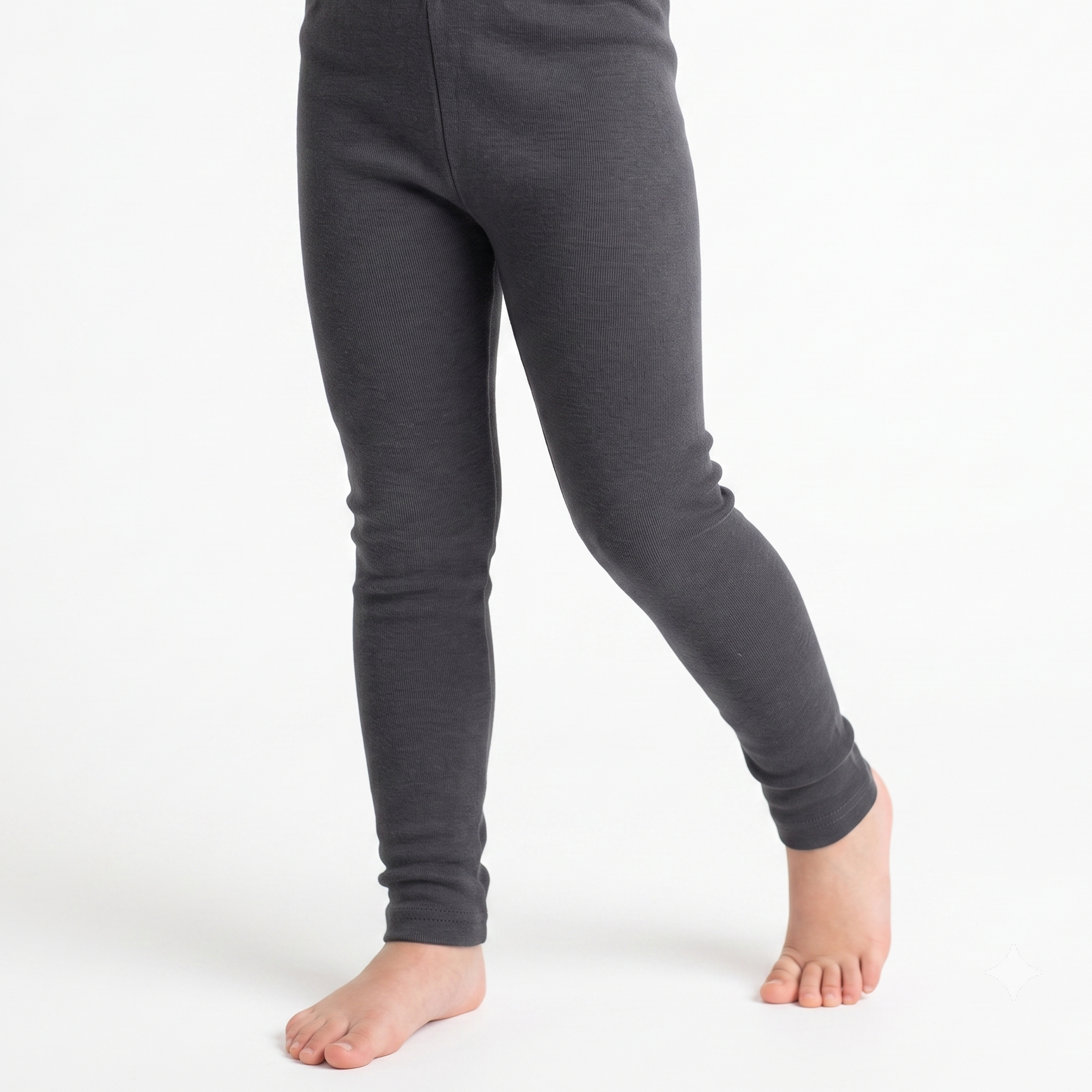 Kids Merino Wool Leggings - Hemmed | Mid-Heavy Weight