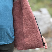 Kids Custom Double-Faced Merino Wool Zip Vests