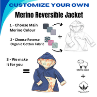 Toddler Custom Merino Reversible Jacket