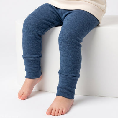 Kids Merino Wool Leggings - Adjustable | Mid-Heavy Weight