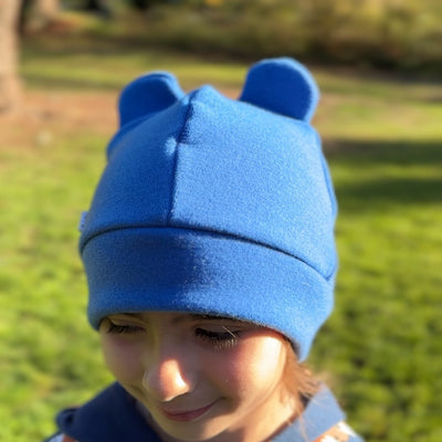 Kids Felted Organic Merino Winter Bear Hat