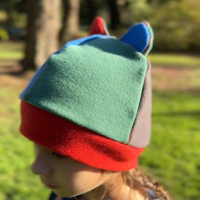 Kids Felted Organic Merino Winter Bear Hat