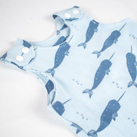 Toddler Organic Cotton Harem Romper