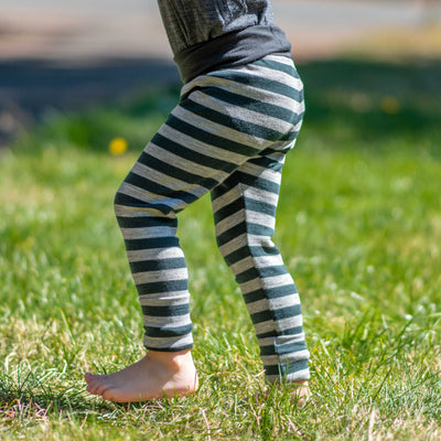 Kids Merino Wool Leggings - Adjustable | Base Layer Weight