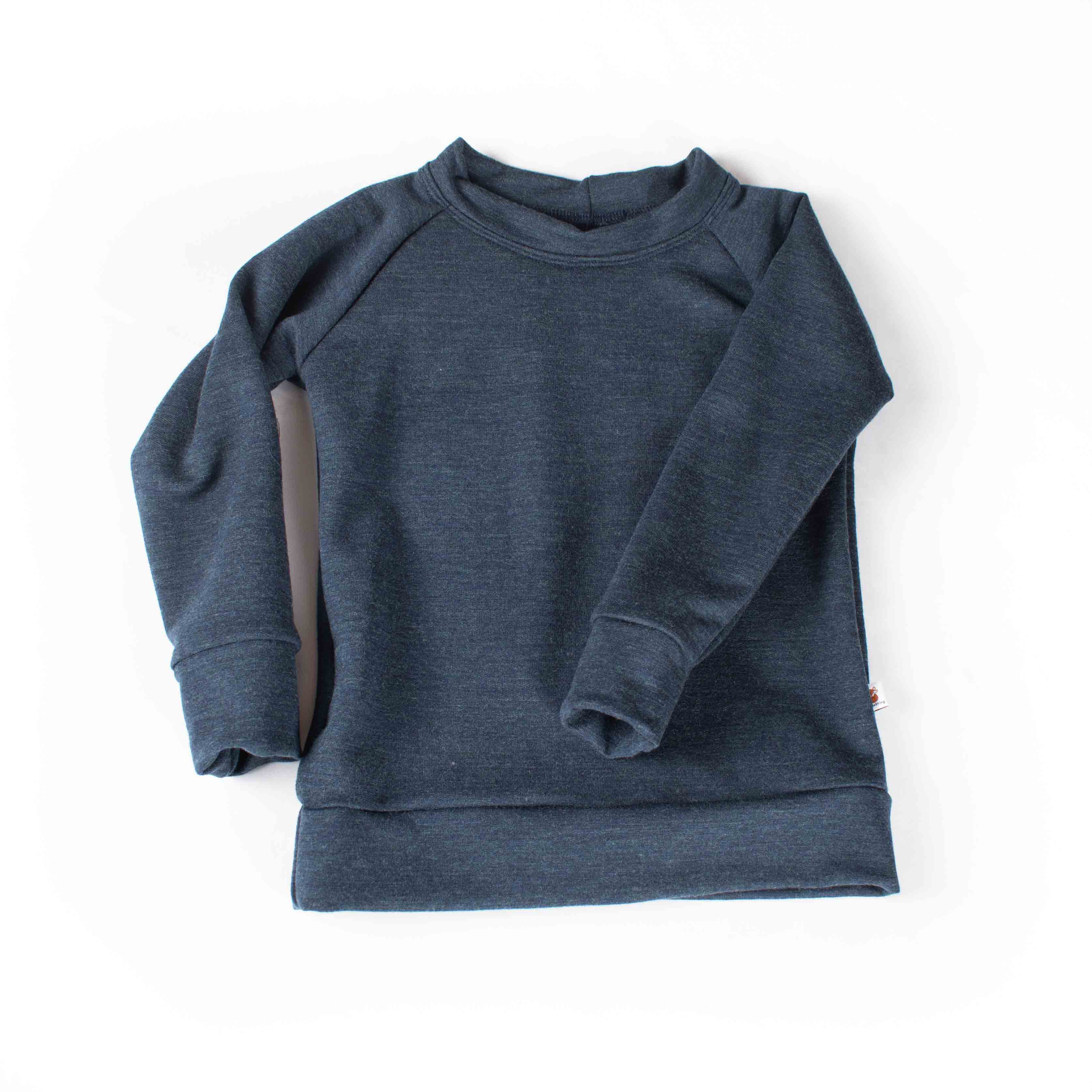 Kids' Merino Wool Crewneck Sweatshirt | Cozy & Durable – TK