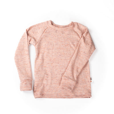 Kids Merino Wool Blend Long Sleeve Top | Mid-Heavy Weight