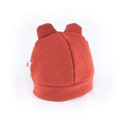 Kids Felted Organic Merino Winter Bear Hat