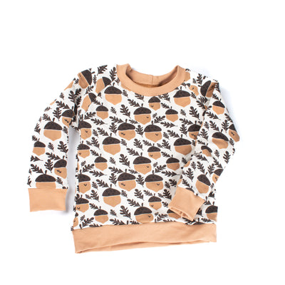 Kids Organic Cotton Crew Neck Sweatshirts