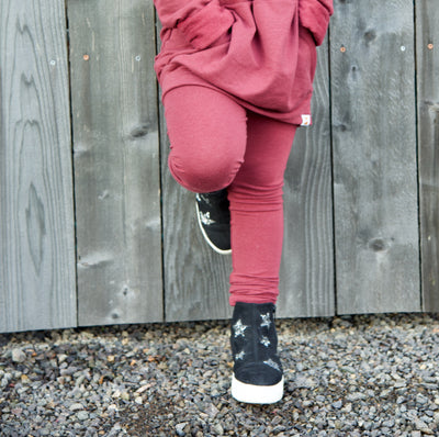 Kids Organic Adjustable Leggings - Solids